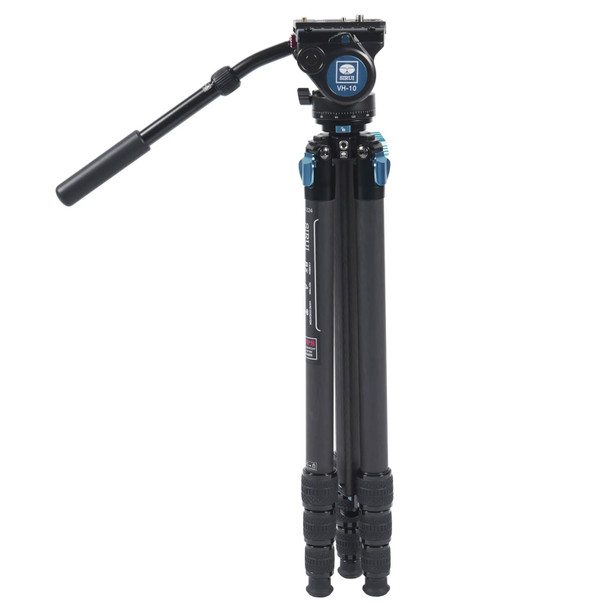 product variation SIRUI ST-224 Superb Travel Carbon Tripod with VH-10 Video Head (ST224+VH10) image