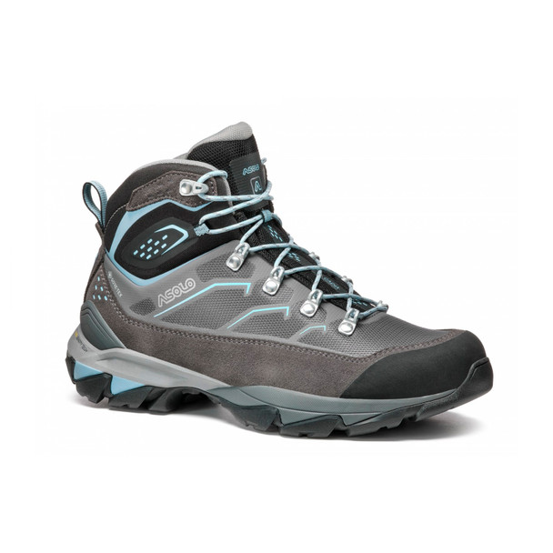 product variation Asolo Acadia Mid GTX women's Gore-Tex hiking boot in Graphite and Sky Blue image