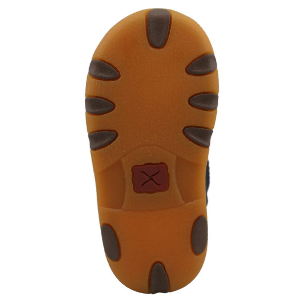 product variation TWISTED X Infant's Driving Moc Mocha/Navy/American Flag Boots (ICA0052) image