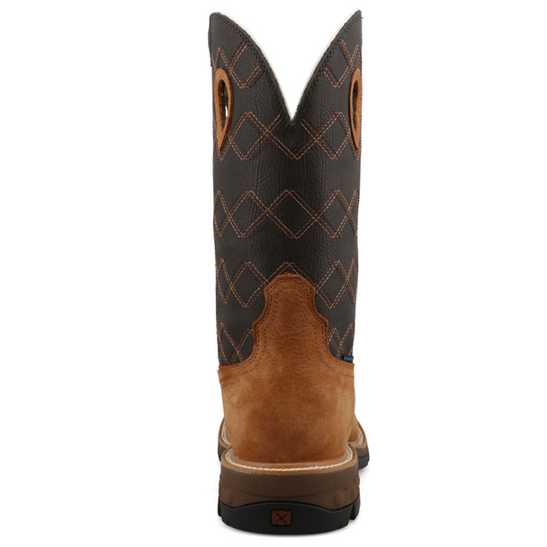 product variation TWISTED X Men's 12in Western Clay/Pewter Work Boots (MXBW010) image