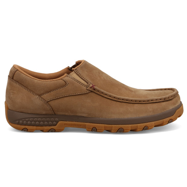 product variation TWISTED X Men's Slip-On Driving Moc Camel Casual Shoes (MXC0022) image