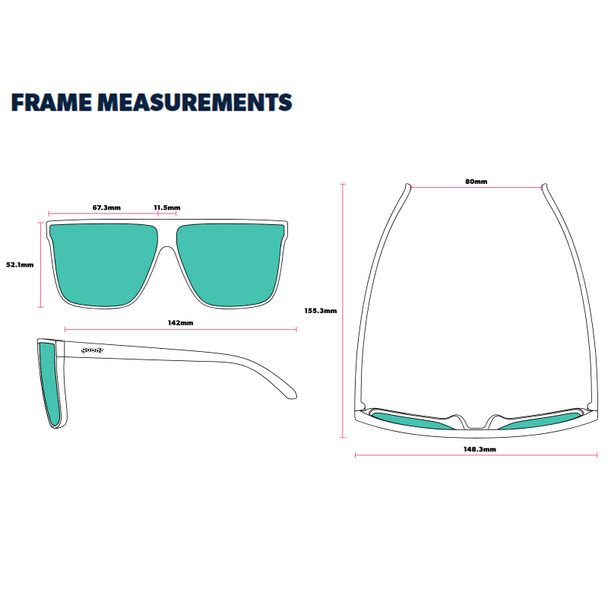 product variation GOODR Carl's Miami Vices Sunglasses (G00967-FLG-01) image