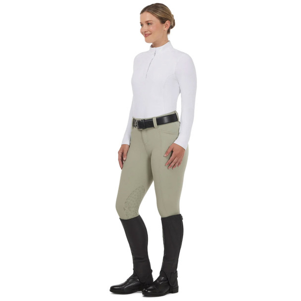 product variation KERRITS Women's Affinity Pro White/Mixed Bits Long Sleeve Show Shirt (41023WHT/MXDBIT) image