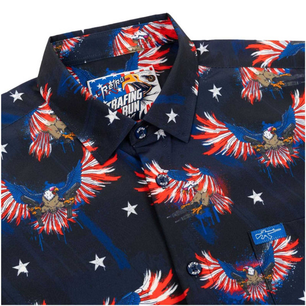 product variation RETRO RIFLE Men's Strafing Run Button Down Shirt (67895551) image