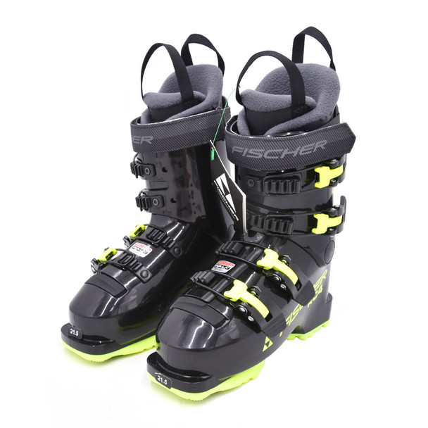 product variation Open Box (Great condition, limited use): FISCHER RC4 60 JR Junior Alpine Boots, Color: Black / Black, Size: 21.5 (U19225-21.5) image