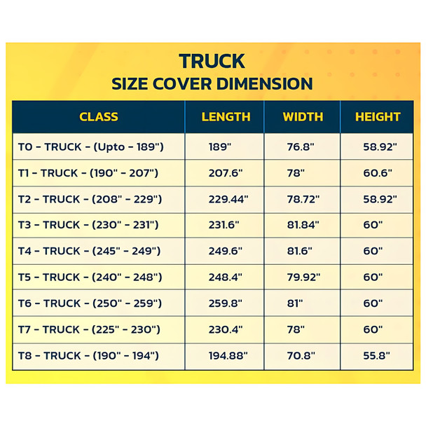 product variation T6 Truck (250-259in) image