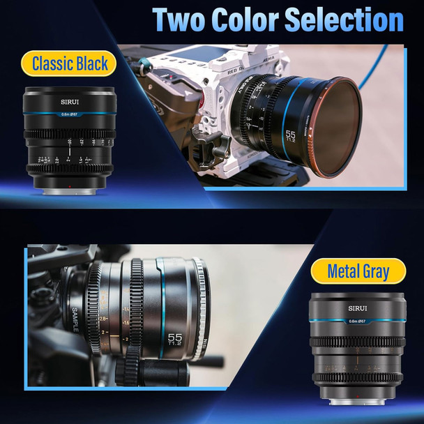 product variation Metal Gray | 55mm Focal Length | MFT Mount image