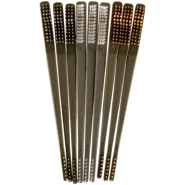 product variation OTIS TECHNOLOGY All Purpose Nylon/Bronze/Stainless Steel Brushes, 9-Pack (316-BP) image