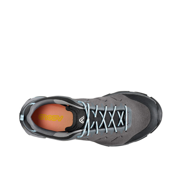 product variation ASOLO Women's Acadia LTH GTX Bunion Fit Graphite/Sky Blue Shoes (B40099-B199) image