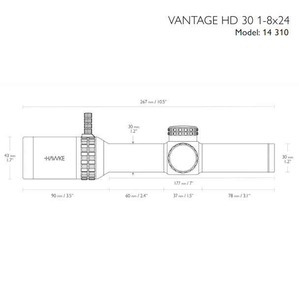 product variation Tactical BDC - 5.56 (8x) Reticle image
