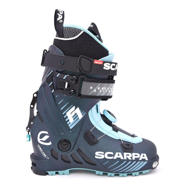 product variation Open Box (Great condition, limited use): SCARPA Women F1 Wmn, Color: Anthracite/Aqua, Size: 23.5 (12173/502.1-AntAqua-23.5) image