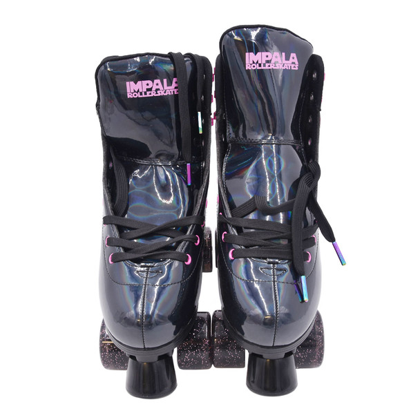 product variation Open Box (Great condition, limited use): Impala Quad Skate, Color: Black Holographic, Size: 10 image