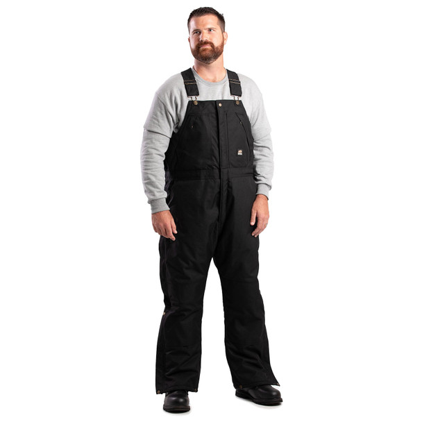 product variation Berne NB834 Icecap black insulated waterproof bib overall with full leg zippers image