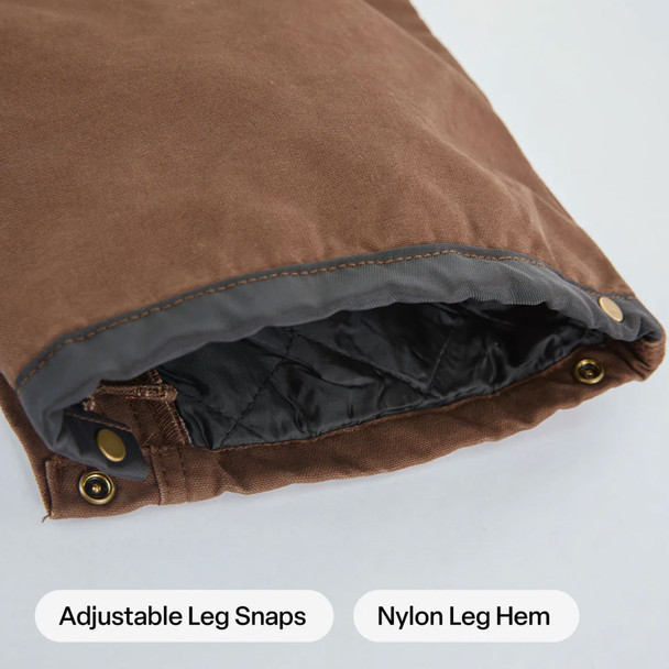 product variation BERNE Men's Highland Washed Duck Insulated Bark Outer Pants (P966BB) image