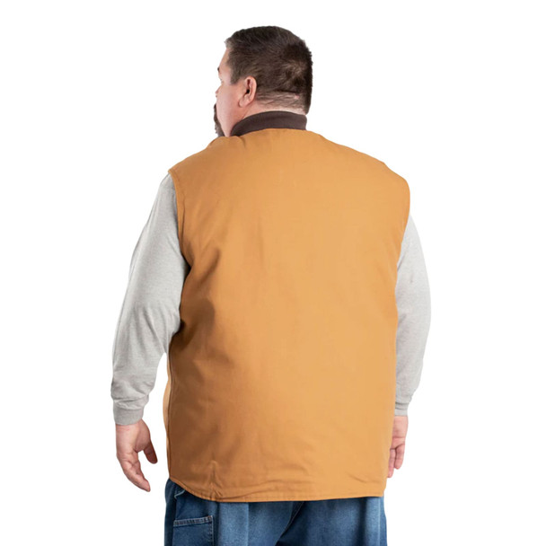 product variation BERNE Men's Heritage Brown Duck Work Vest (V812BD) image
