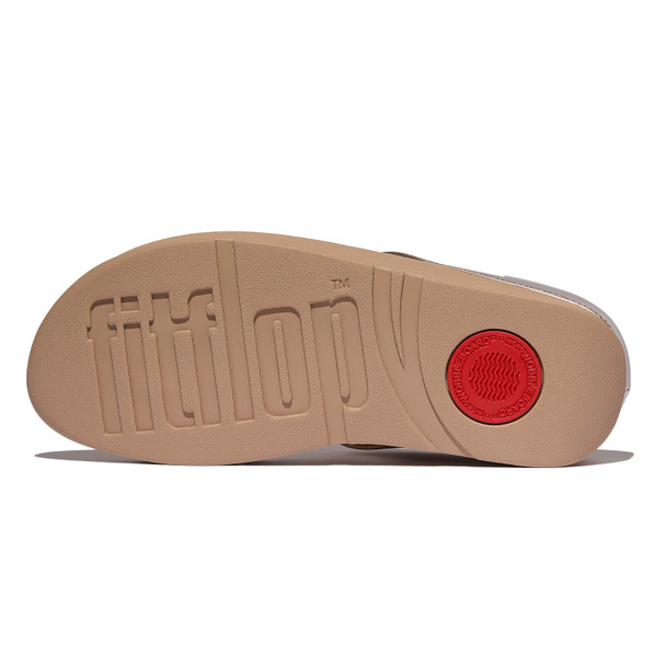 product variation Open Box (Damaged package): FITFLOP Fino Beadie-Button Metallic Toe-Post Sandals, Color: Metallic Classic Beige, Size: 10 (IU1-C90-080) image