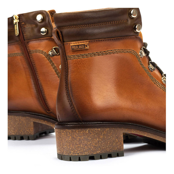 product variation Open Box (Damaged package): PIKOLINOS Women Winter Flat Ankle boots, Color: Brandy, Size: 38 (W9Z-8634C125038) image