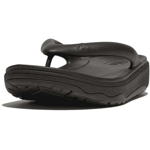 product variation Open Box (Damaged package): FITFLOP Relieff Recovery Toe-Post Sandals, Color: Black, Size: 8 (HF4-001-060) image