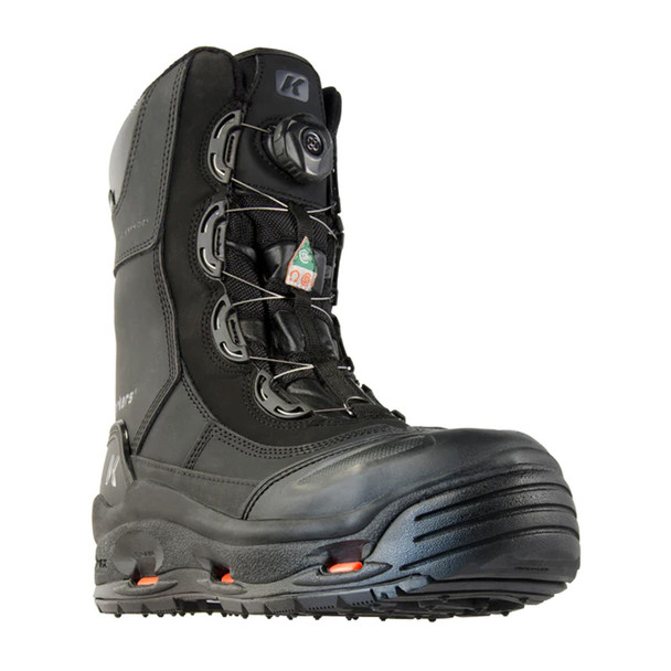product variation Open Box (Damaged package): KORKERS Men IceJack Pro Safety w/ Ninety Degree Sole, Color: Black, Size: 8 (IB7709BK-08) image