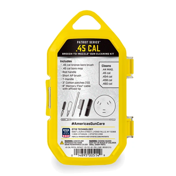 product variation OTIS Patriot Series Fits 45 Cal Pistol Cleaning Kit (FG-701-45) image