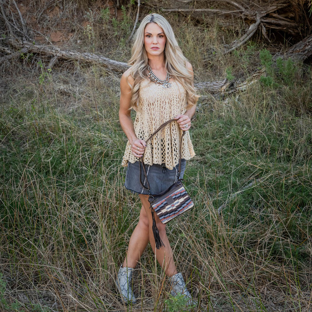 product variation STS RANCHWEAR Guadalupe Serape Lily Crossbody (STS34759) image