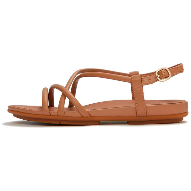 product variation Open Box (Damaged package): FITFLOP Gracie Leather Strappy Back-Strap Sandals, Color: Classic Tan, Size: 10 (A4C-B87-080_2) image