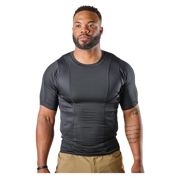 product variation Tru-Spec 24-7 mens short sleeve concealed holster shirt in Black image