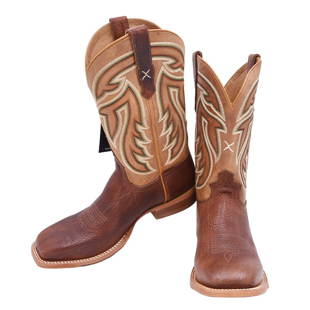 product variation Open Box (Great condition, limited use): TWISTED X Men's 12" Rancher, Color: Nutmeg & Peanut, Size: 11.5, Width: D (MRAL024-D-11.5) image
