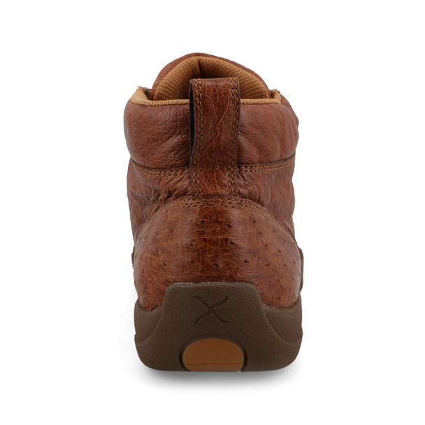 product variation TWISTED X Men's Chukka UltraLite X Driving Moc Chestnut Ostrich Casual Shoes (MDMU006) image