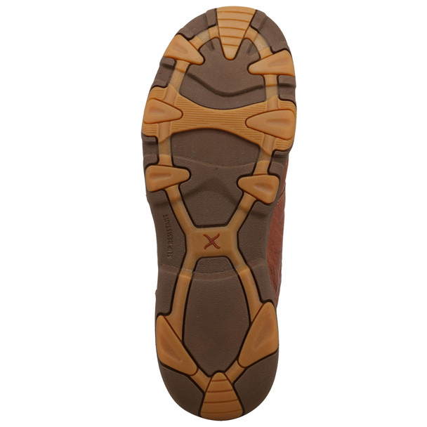 product variation TWISTED X Men's Chukka UltraLite X Driving Moc Chestnut Ostrich Casual Shoes (MDMU006) image