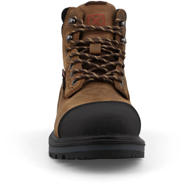 product variation TWISTED X Men's 6in Brown/Black Work Boot (MDANW01) image