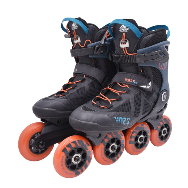 product variation Open Box (Great condition, limited use): K2 SKATE Vo2 S 90 M, Color: Blue/Orange, Size: 8 (I220202401080) image