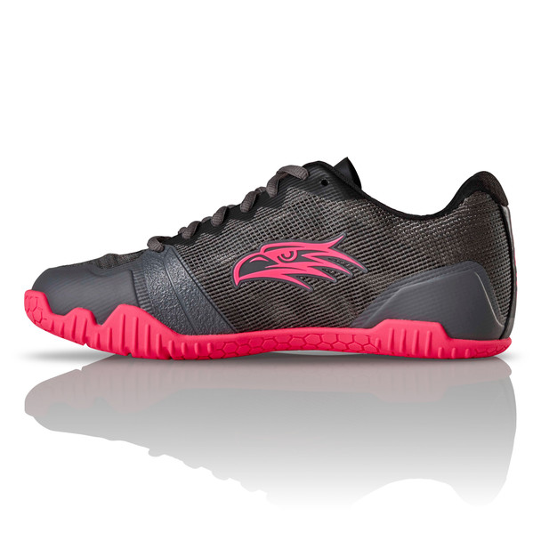 SALMING Women Hawk GunMetal/Pink Shoe (1239086-0251)