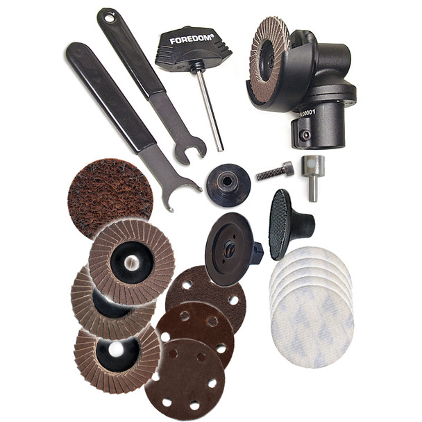 product variation FOREDOM Angle Grinder No Handpiece Kit with Flap Disc (AK69110) image