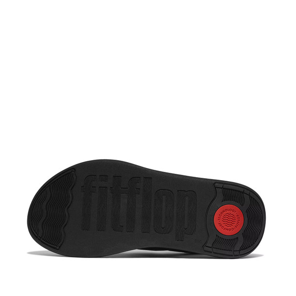 product variation FITFLOP Women's F-Mode Go Adjustable Flatform All Black Back-Strap Sandals (IV9-090) image