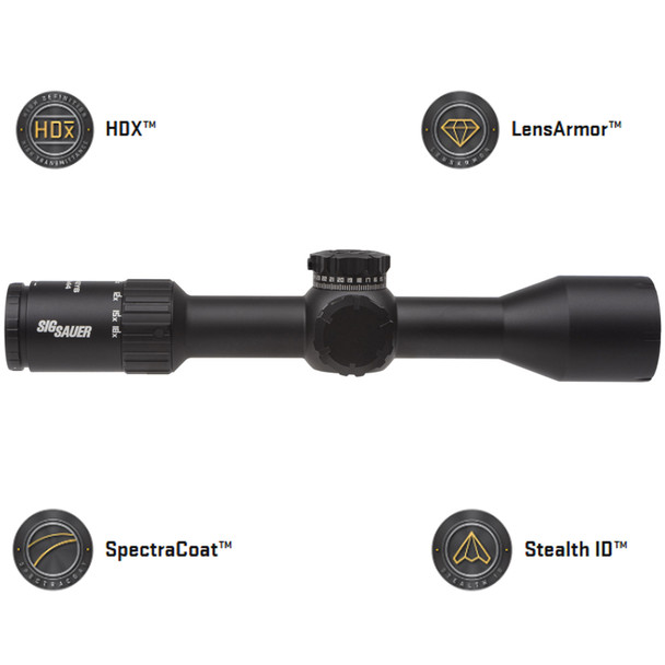 product variation SIG SAUER WHISKEY6 3-18x44 30mm Milling Hunter 2.0 MOA Riflescope (SOW63115) image