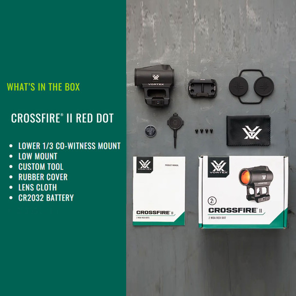 product variation VORTEX Crossfire II 2 MOA Red Dot Sight (CF2-RD2) image