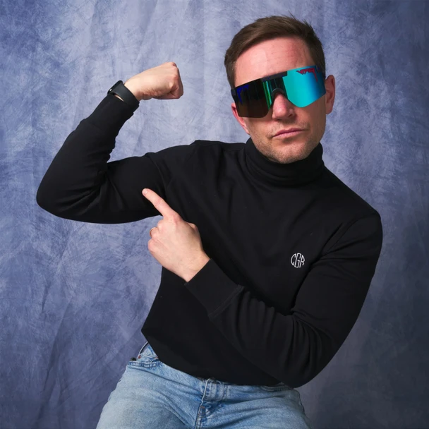 product variation PIT VIPER The Peacekeeper Original 2.0 HDPV Polarized Blue Wide Sunglasses (E-WD-PEACKEP-HCP-BL) image