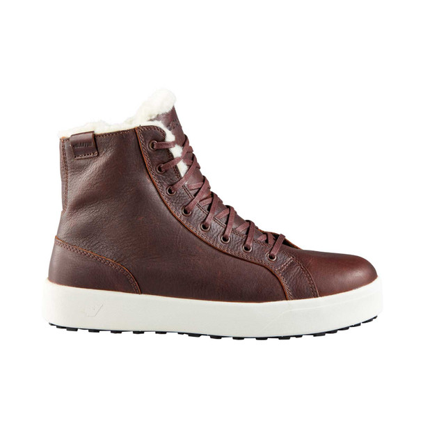 product variation Baffin Tavern brown mens wool-lined leather ankle boot with lace-to-toe image
