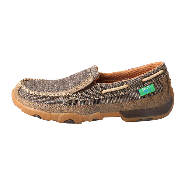 TWISTED X Womens ECO TWX Slip-on Driving Dust Moccasins (WDMS009)