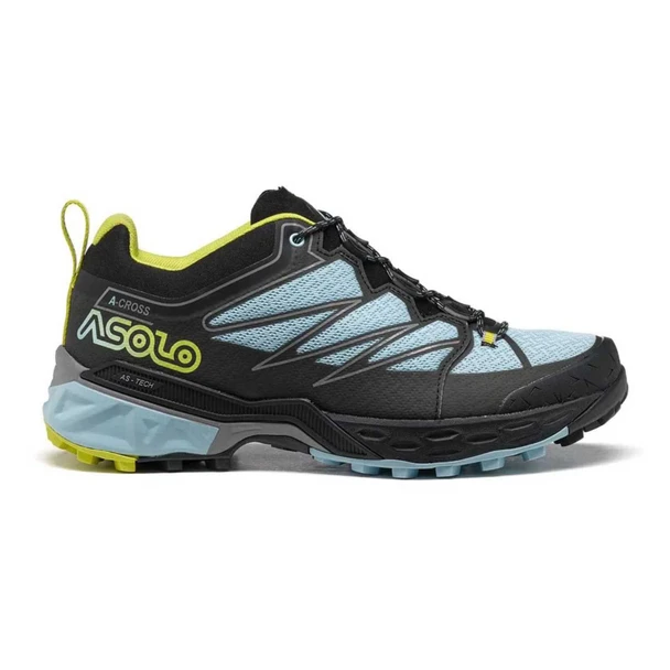 product variation ASOLO Women's Softrock Black/Celadon/Safety Yellow Hiking Shoes (A40051-049) image