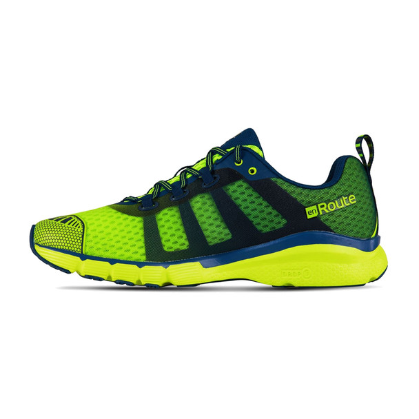 SALMING Mens enRoute 2 Safety Yellow/Poseidon Blue Shoe (1289069-0907)