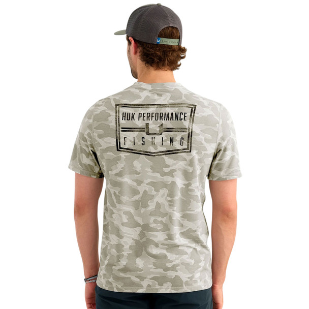 product variation HUK Men's Drift Printed Seagull Camo SS Crew Tee (H1200736-059) image