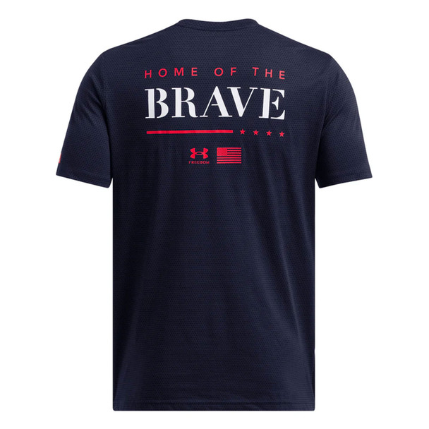 product variation UNDER ARMOUR Men's Freedom Veterans Day Midnight Navy T-Shirt (1386734-410) image