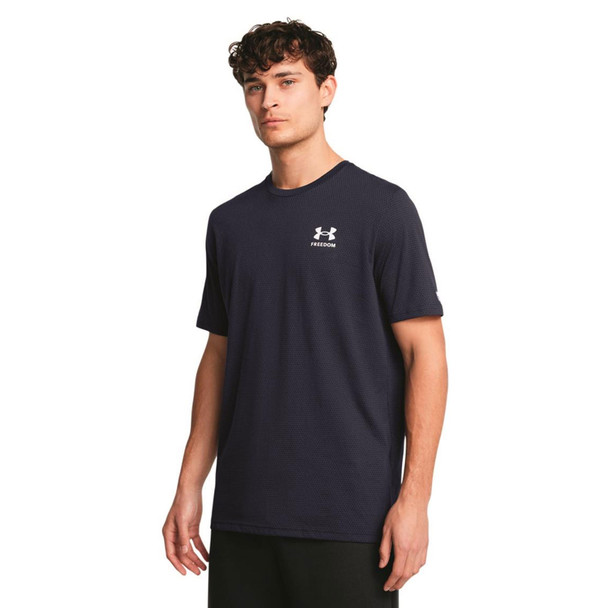 product variation UNDER ARMOUR Men's Freedom Veterans Day Midnight Navy T-Shirt (1386734-410) image