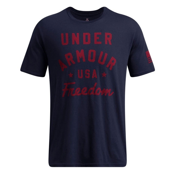 product variation UNDER ARMOUR Men's Freedom Vintage USA Midnight Navy T-Shirt (1386735-410) image