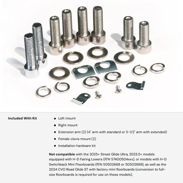product variation Black Finish | Extended Length | w/ CMX Footpegs image
