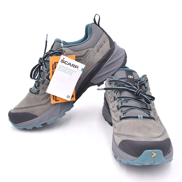 product variation Open Box (Great condition, limited use): SCARPA Men Rush 2 Pro Gtx, Color: Titanium/Ocean, Size: 43.5 (63133/200-TitOcn-43.5) image