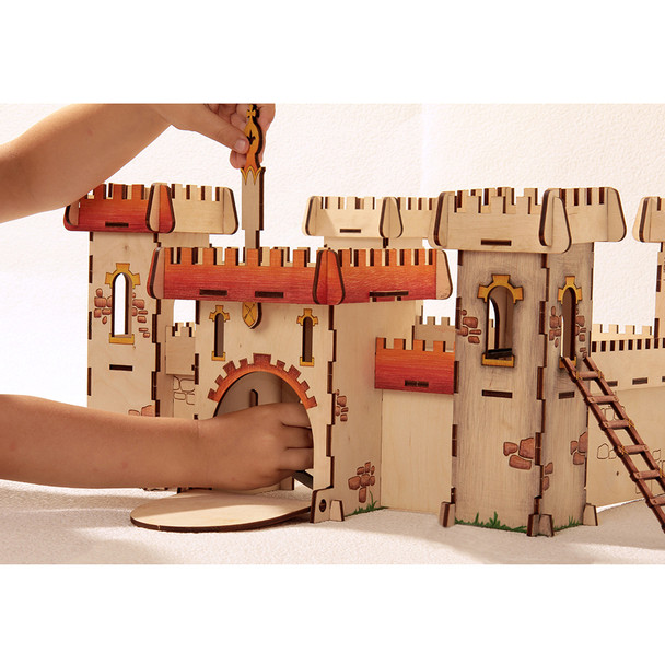 product variation WOODBY Fortress 3D Wooden Puzzle (00273) image