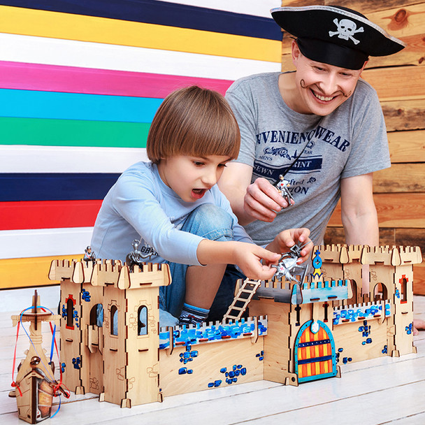 product variation WOODBY Fortress 3D Wooden Puzzle (00273) image